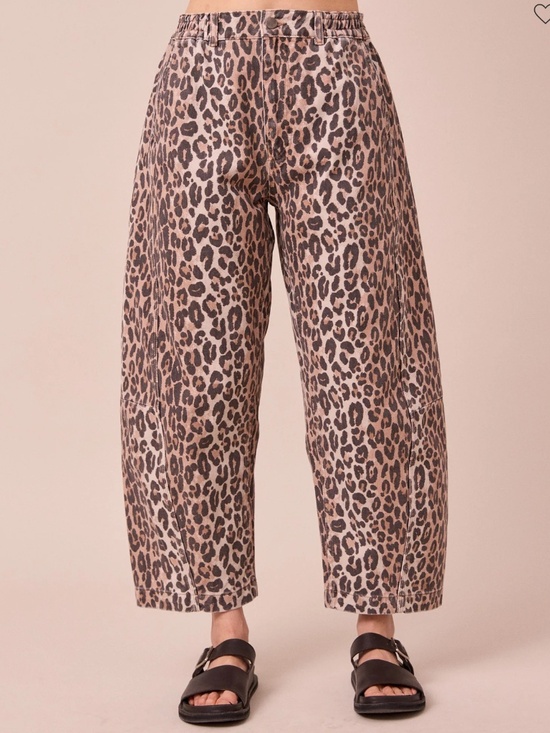 Beyond Nine Pants - Beyond Nine Tori Jean in Leopard Denim